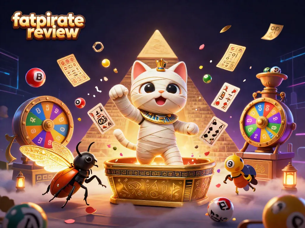 Join the fun with FatPirate Review as the Egyptian mummy cat and friends burst into action!