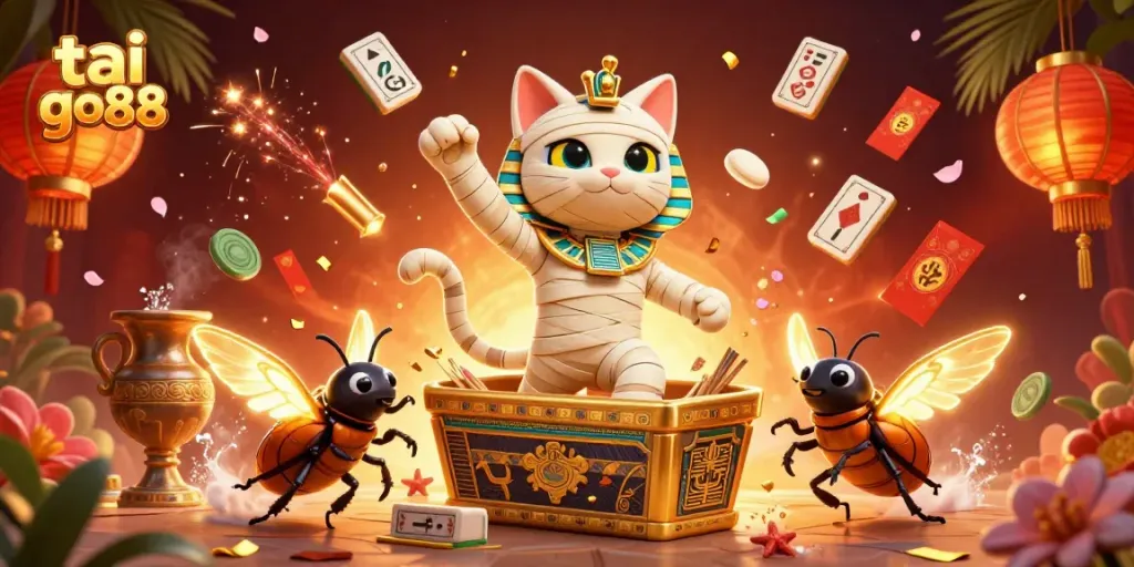 Experience the excitement of gameplay with tai go88 showcased through vibrant 3D art.