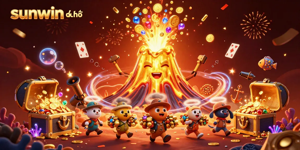 Experience the thrill of sunwin chính thức with explosive gaming moments, golden treasures, and vibrant casino elements.