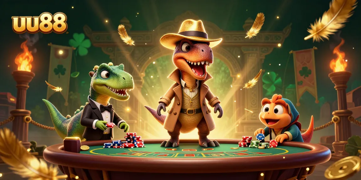 uu88 engages players at an exciting blackjack table filled with action and vibrant casino elements.